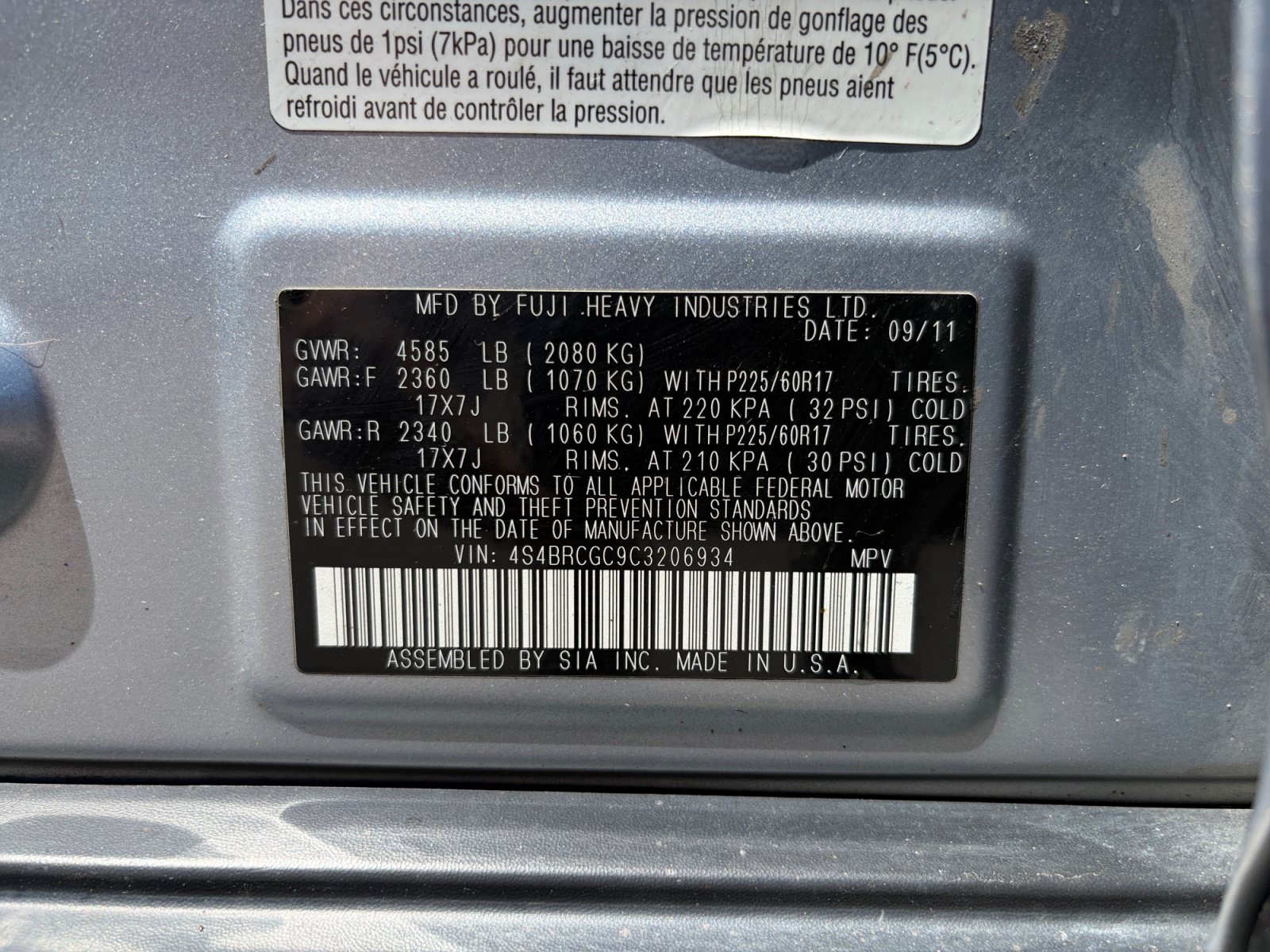 Used 2012 Subaru Outback 2.5i Premium AWD/4WD image 34
