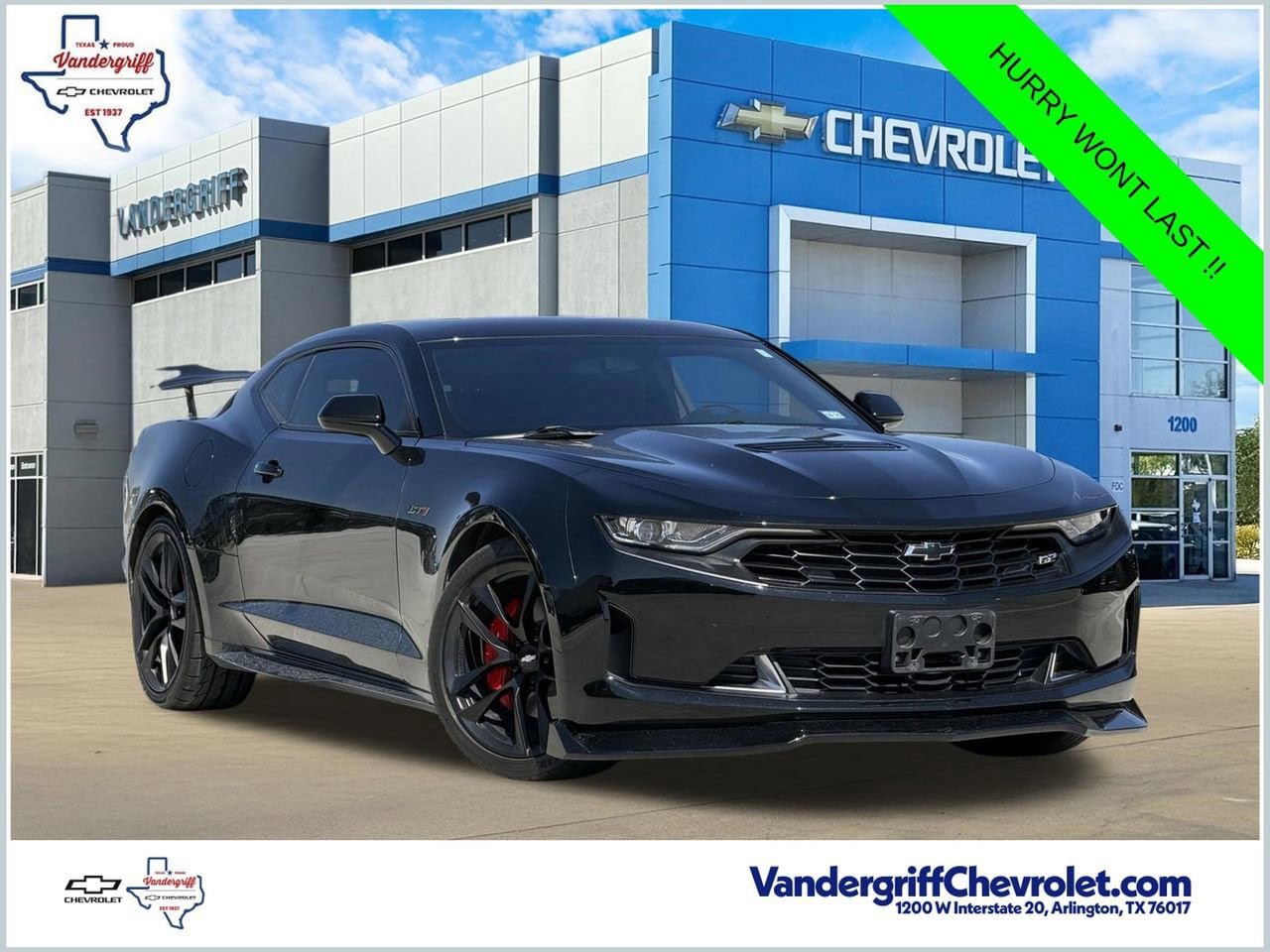 Used 2022 Chevrolet Camaro LT w/ RS Package RWD image 1