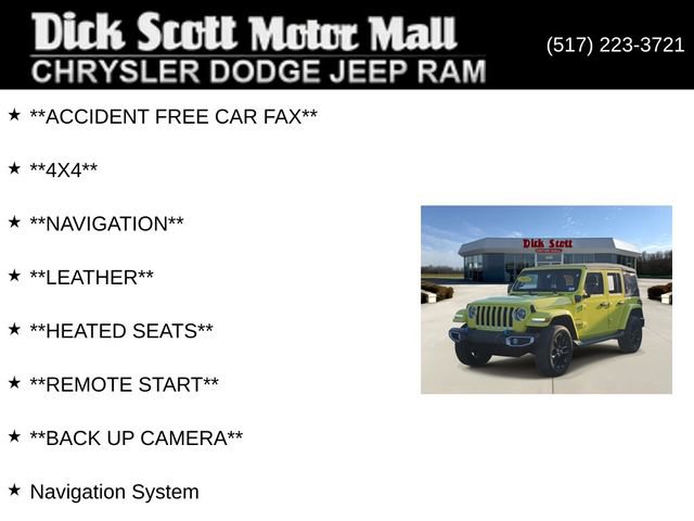 Used 2023 Jeep Wrangler Unlimited Sahara w/ Cold Weather Group image 9