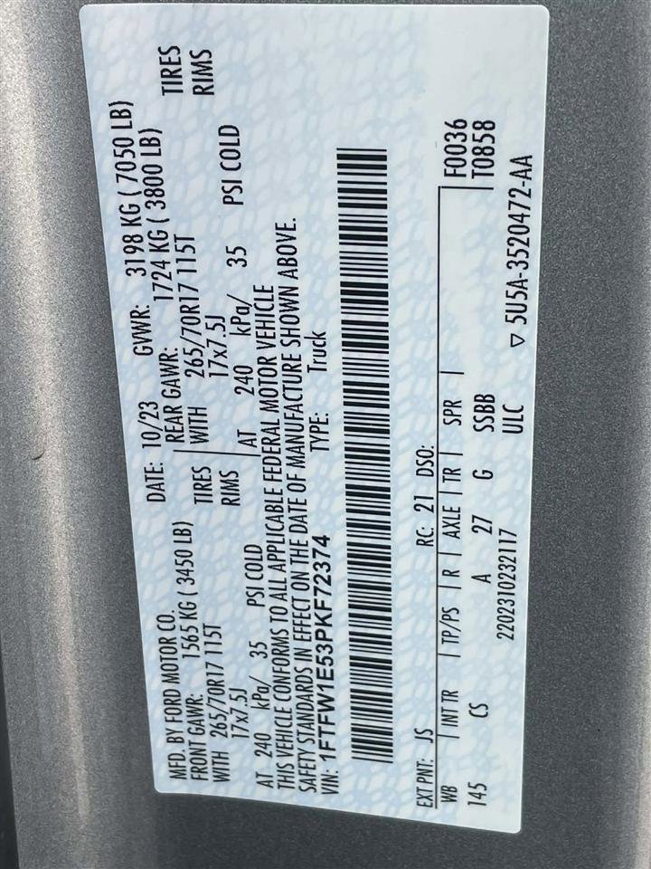 Used 2023 Ford F150 XL w/ XL Chrome Appearance Package image 12