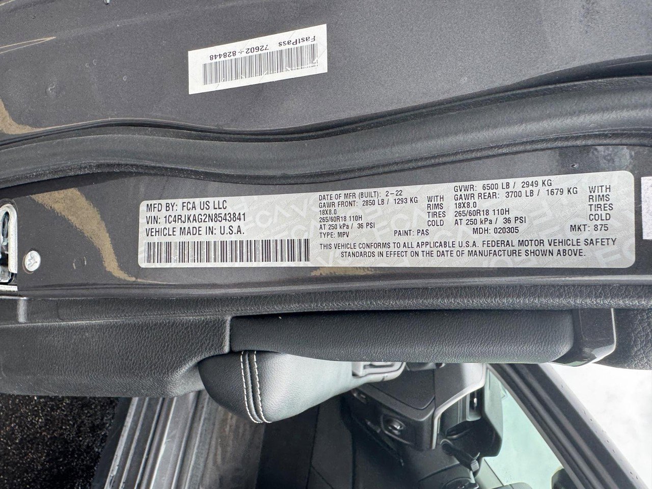 Used 2022 Jeep Grand Cherokee L Laredo w/ Luxury Tech Group I AWD/4WD image 30