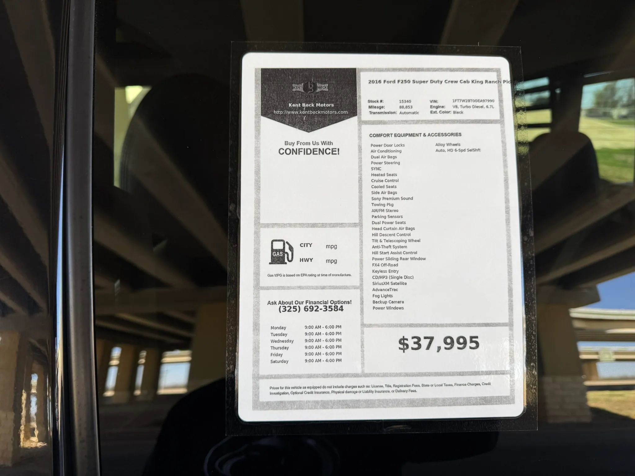 Used 2016 Ford F250 King Ranch w/ FX4 Off-Road Package image 38