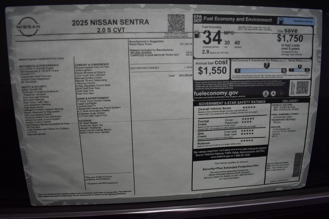 New 2025 Nissan Sentra S image 30