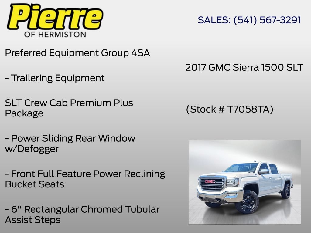 Used 2017 GMC Sierra 1500 SLT AWD/4WD image 36