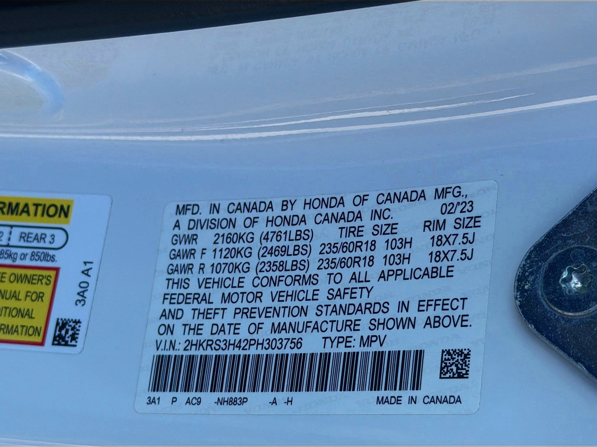 Certified 2023 Honda CR-V EX image 39