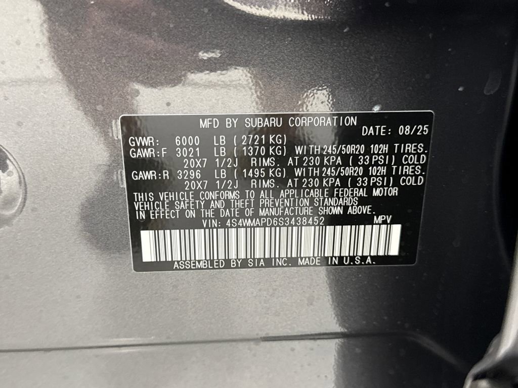 New 2025 Subaru Ascent Limited image 29