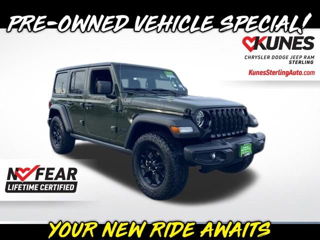 Certified 2021 Jeep Wrangler Unlimited Willys