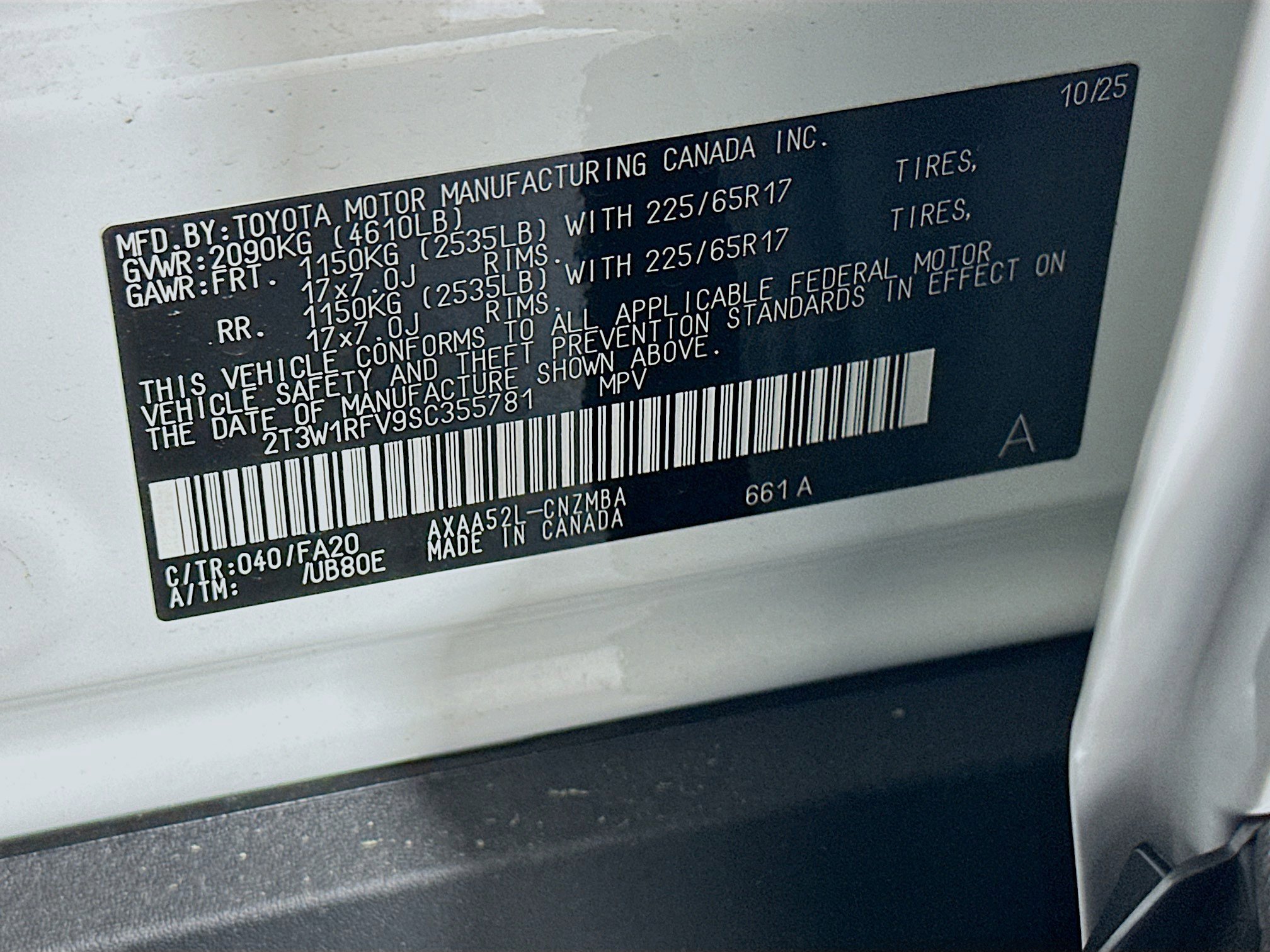 Used 2025 Toyota RAV4 XLE w/ Convenience Package image 12