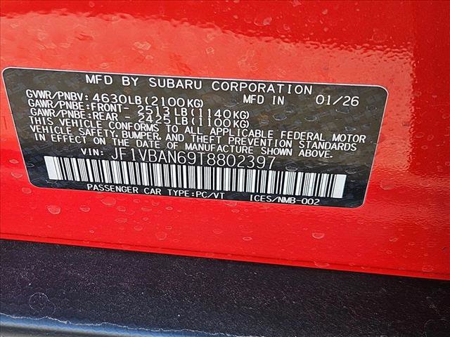 New 2026 Subaru WRX Limited image 18