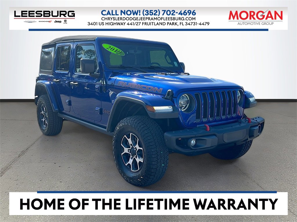 Certified 2019 Jeep Wrangler Unlimited Rubicon