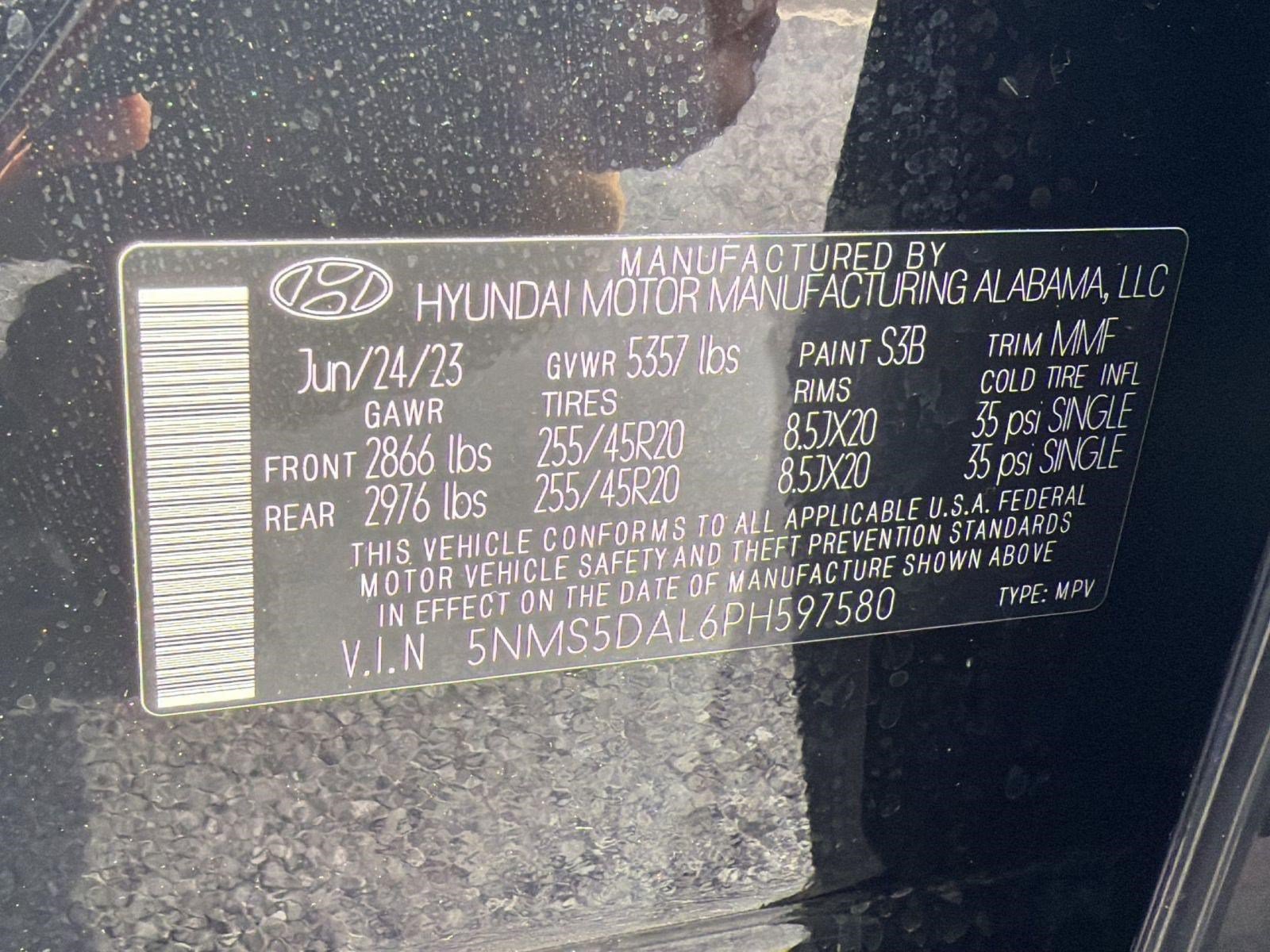 Used 2023 Hyundai Santa Fe Calligraphy w/ Cargo Package AWD/4WD image 19
