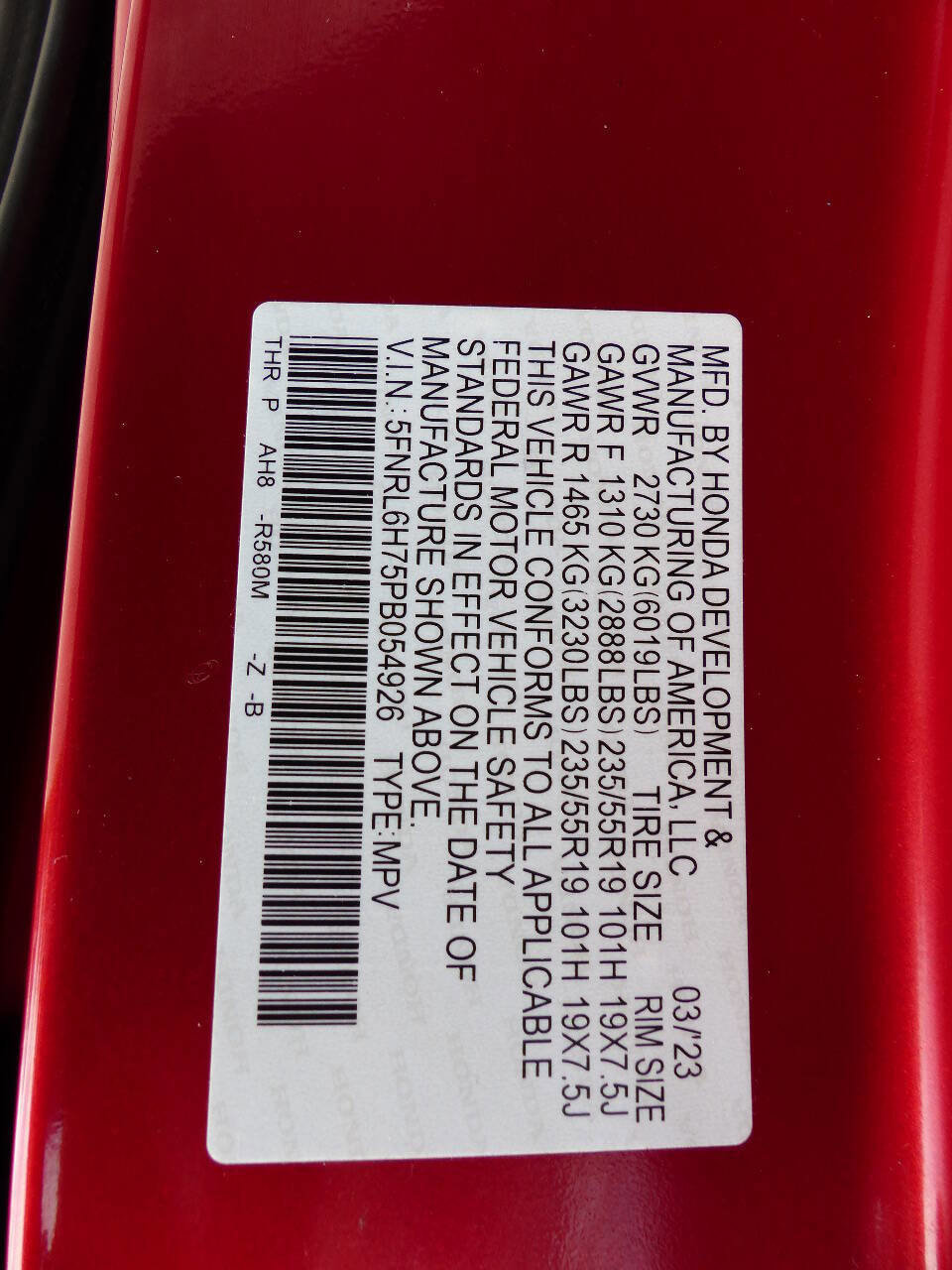 Used 2023 Honda Odyssey Sport image 16