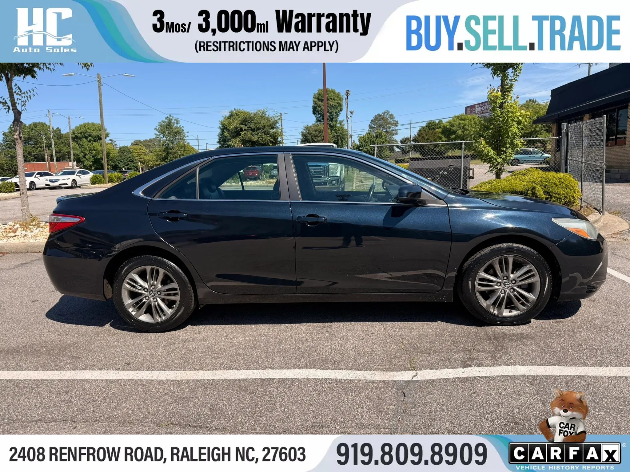 Used 2016 Toyota Camry SE FWD image 6