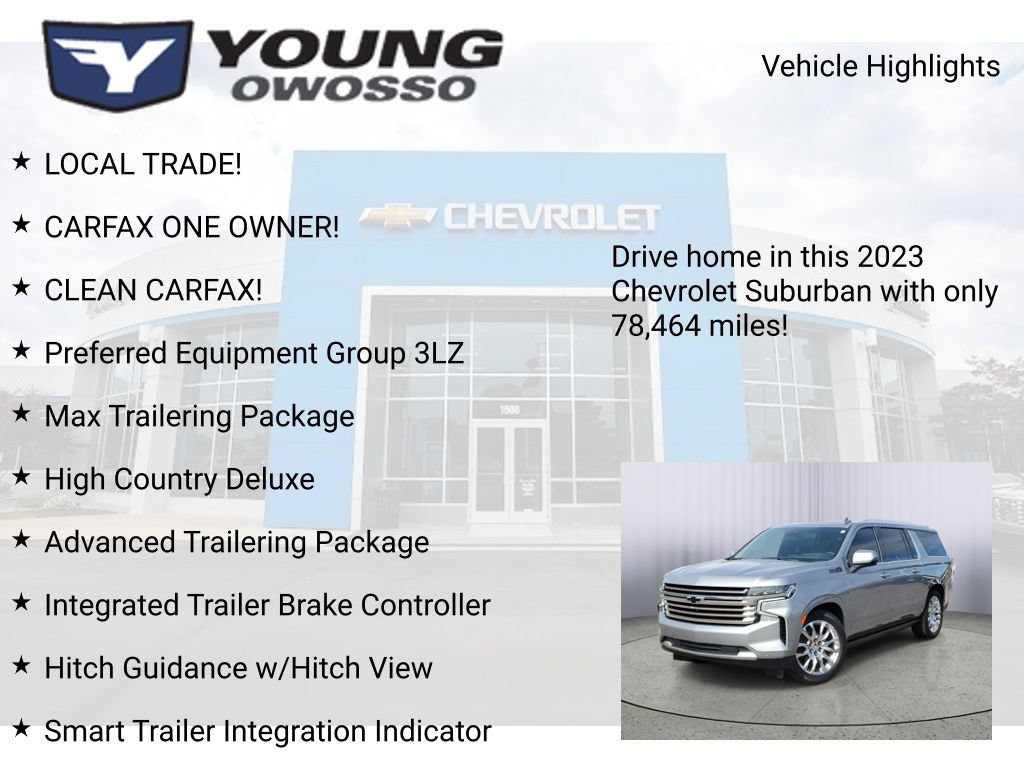 Certified 2023 Chevrolet Suburban High Country AWD/4WD image 8