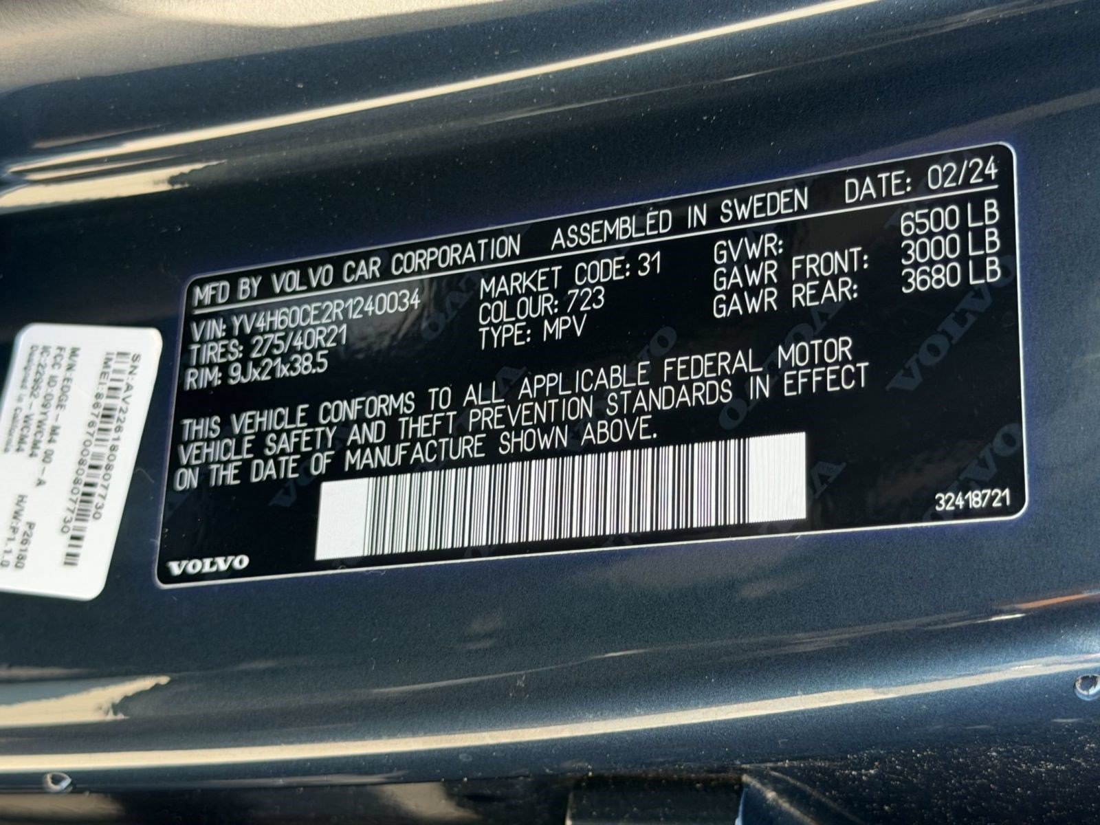 Used 2024 Volvo XC90 T8 Plus w/ Protection Package Premier AWD/4WD image 26