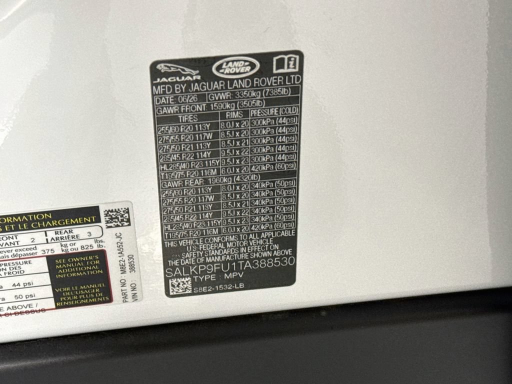 New 2026 Land Rover Range Rover SE AWD/4WD image 33