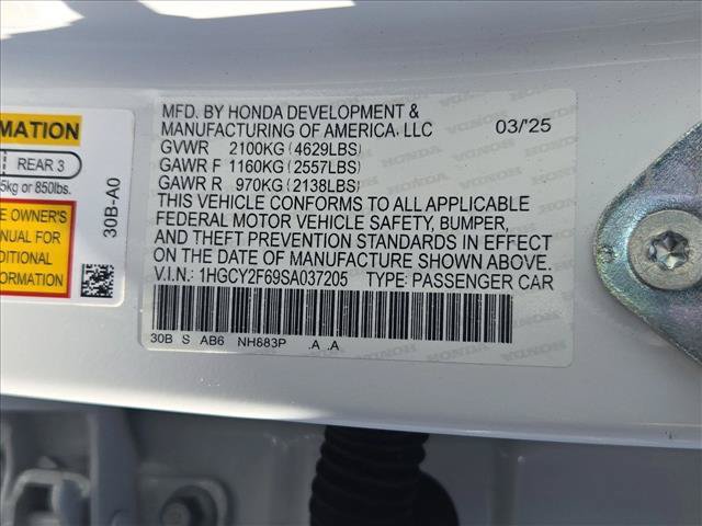 Certified 2025 Honda Accord EX-L image 25