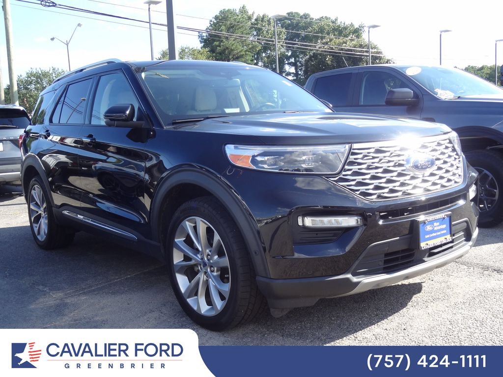 Certified 2021 Ford Explorer Platinum w/ Equipment Group 601A AWD/4WD image 1