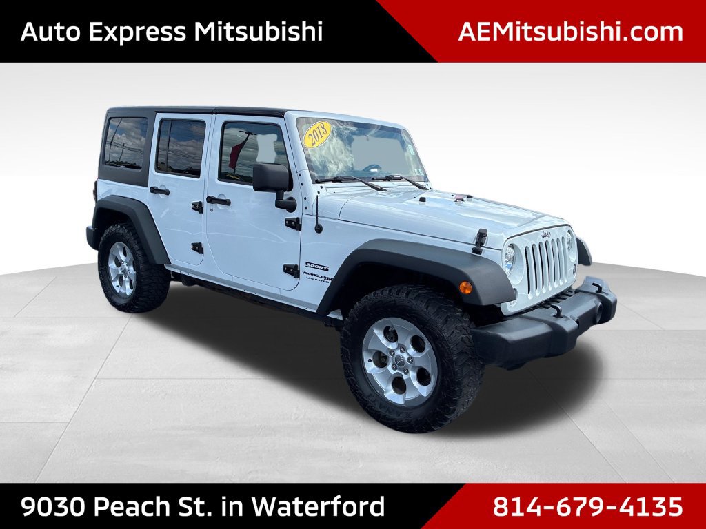 Used 2018 Jeep Wrangler Unlimited Sport S AWD/4WD 360° Tour