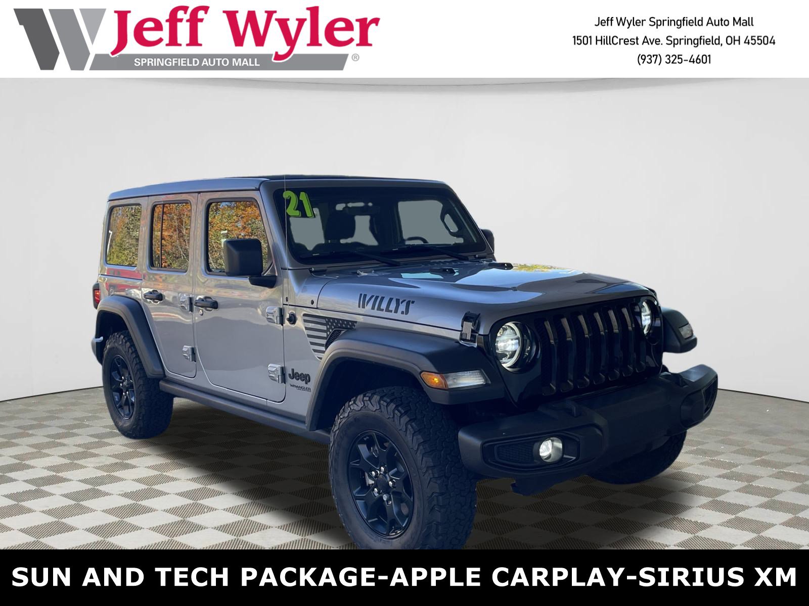 Used 2021 Jeep Wrangler Unlimited Sport image 1