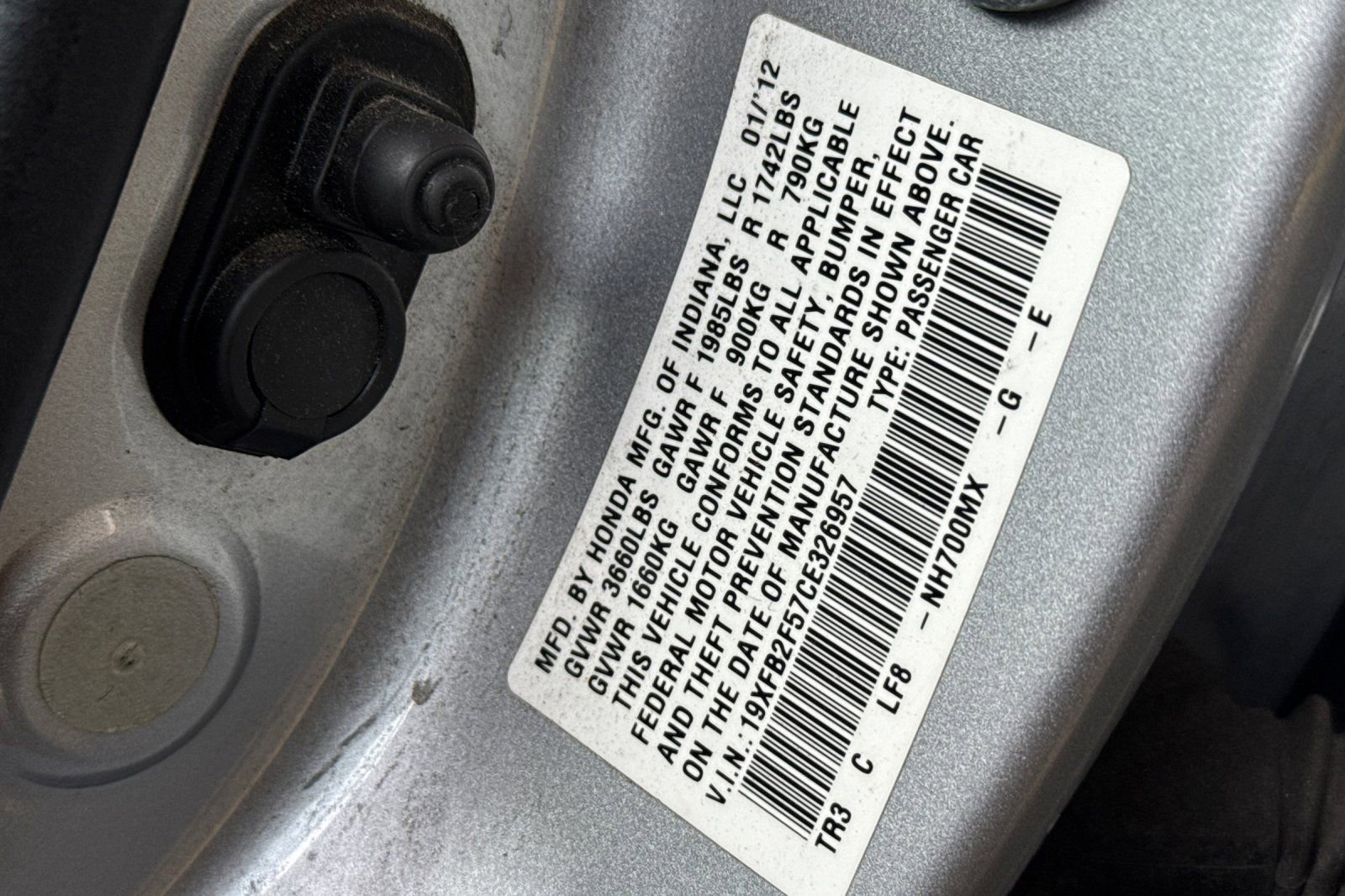 Used 2012 Honda Civic LX image 11