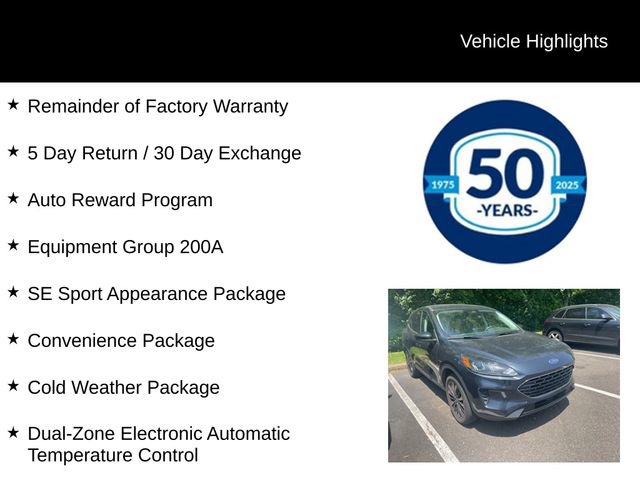 Used 2022 Ford Escape SE w/ SE Sport Appearance Package AWD/4WD image 5