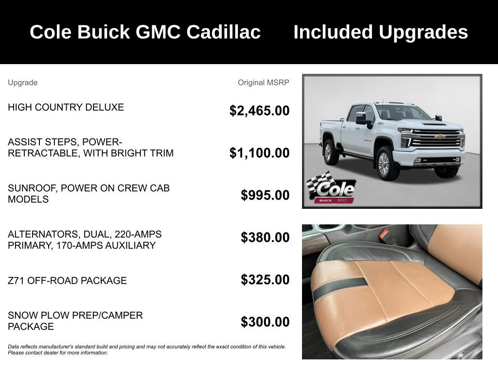Used 2023 Chevrolet Silverado 2500 High Country w/ Z71 Off-Road Package AWD/4WD video 3