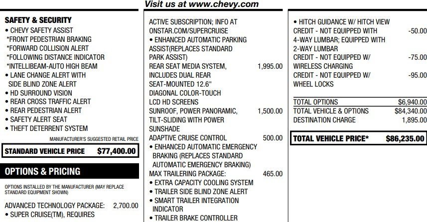 Certified 2023 Chevrolet Tahoe High Country w/ Advanced Technology Package image 3