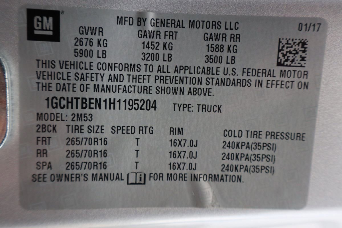 Used 2017 Chevrolet Colorado W/T w/ WT Convenience Package image 43