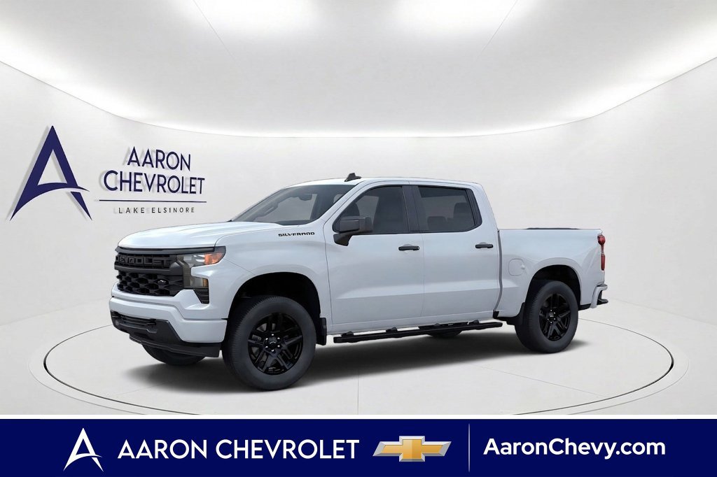 New 2026 Chevrolet Silverado 1500 Custom w/ LPO, Dark Essentials Package RWD image 1