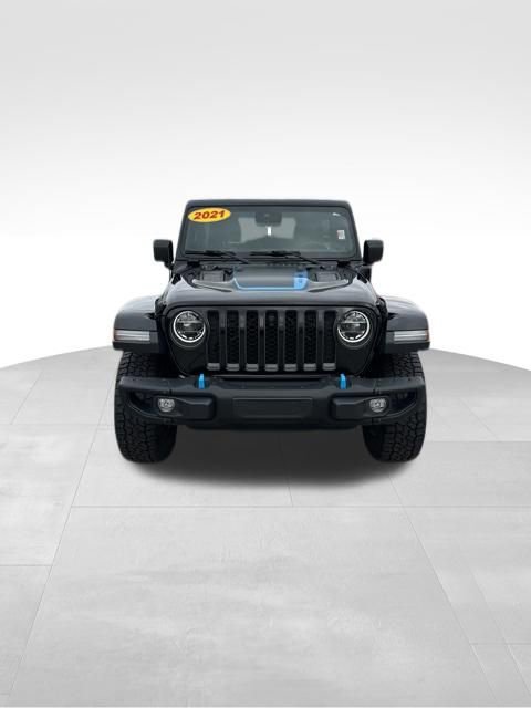 Used 2021 Jeep Wrangler Unlimited Rubicon 4xe w/ Steel Bumper Group image 3