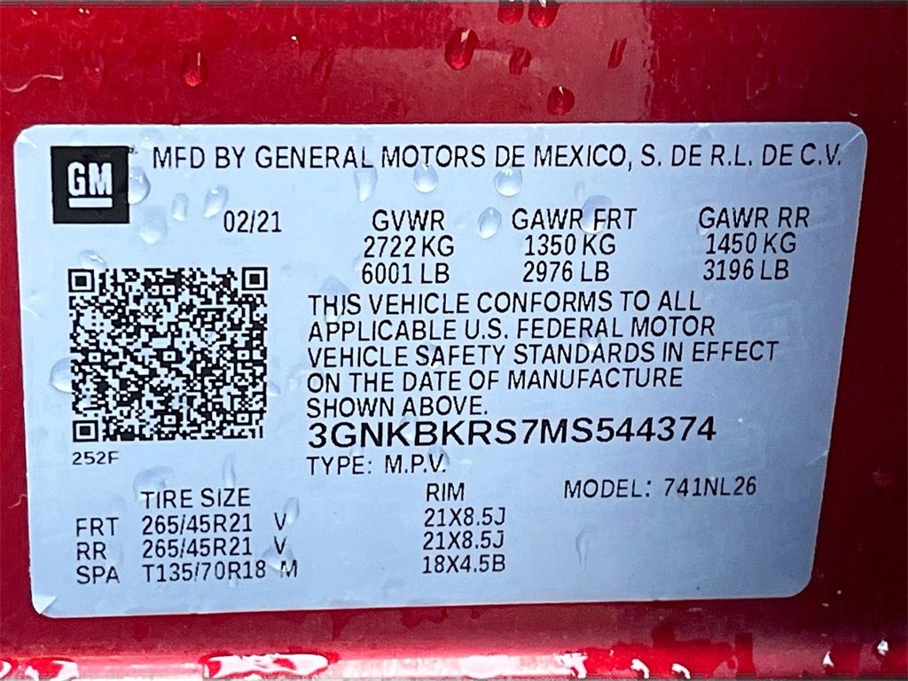 Used 2021 Chevrolet Blazer RS w/ Enhanced Convenience Package image 34