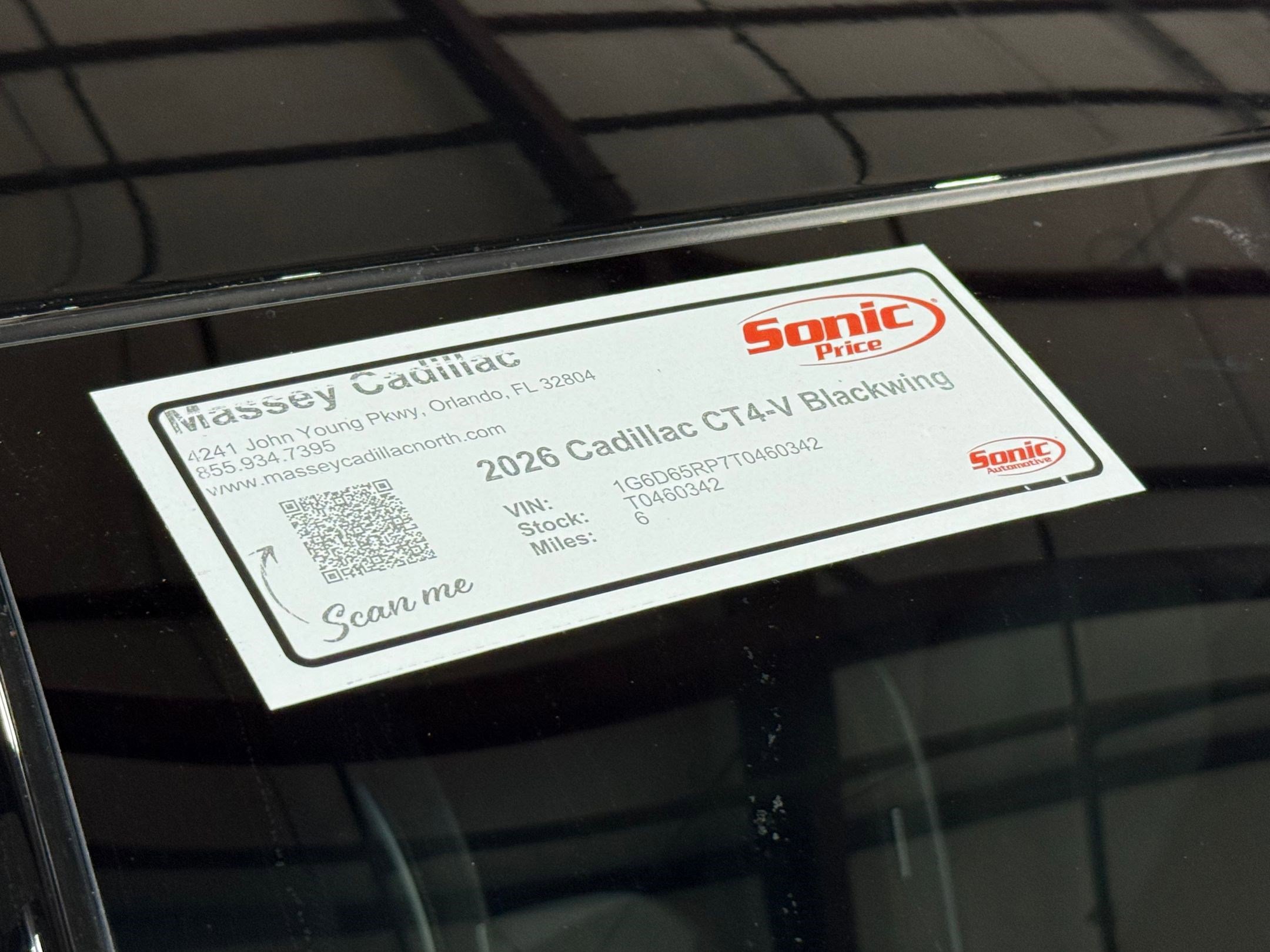 New 2026 Cadillac CT4 V Blackwing RWD image 57