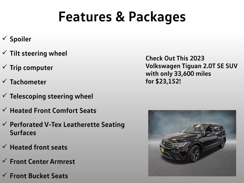 Used 2023 Volkswagen Tiguan SE AWD/4WD image 17