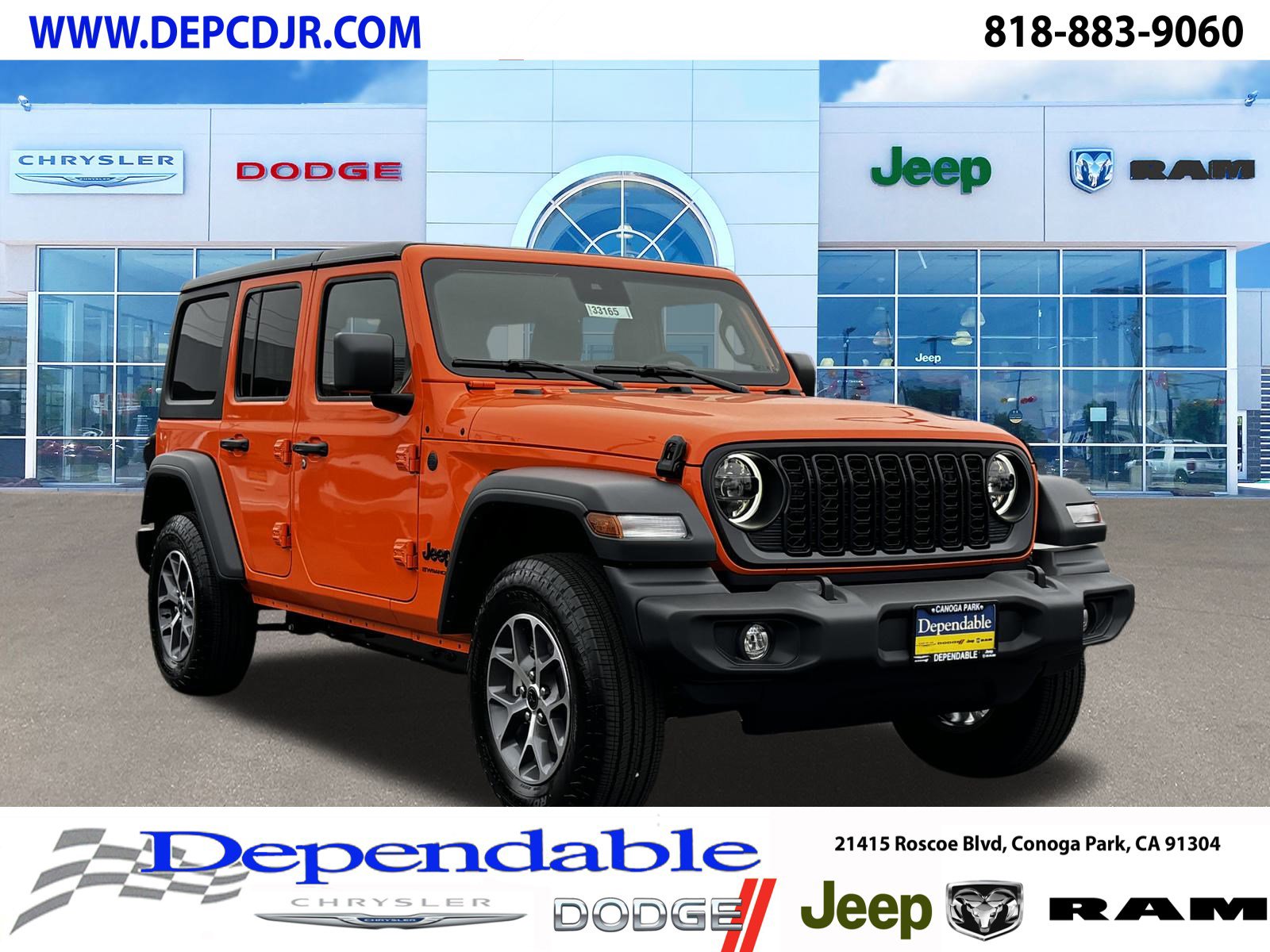 New 2025 Jeep Wrangler Sport S