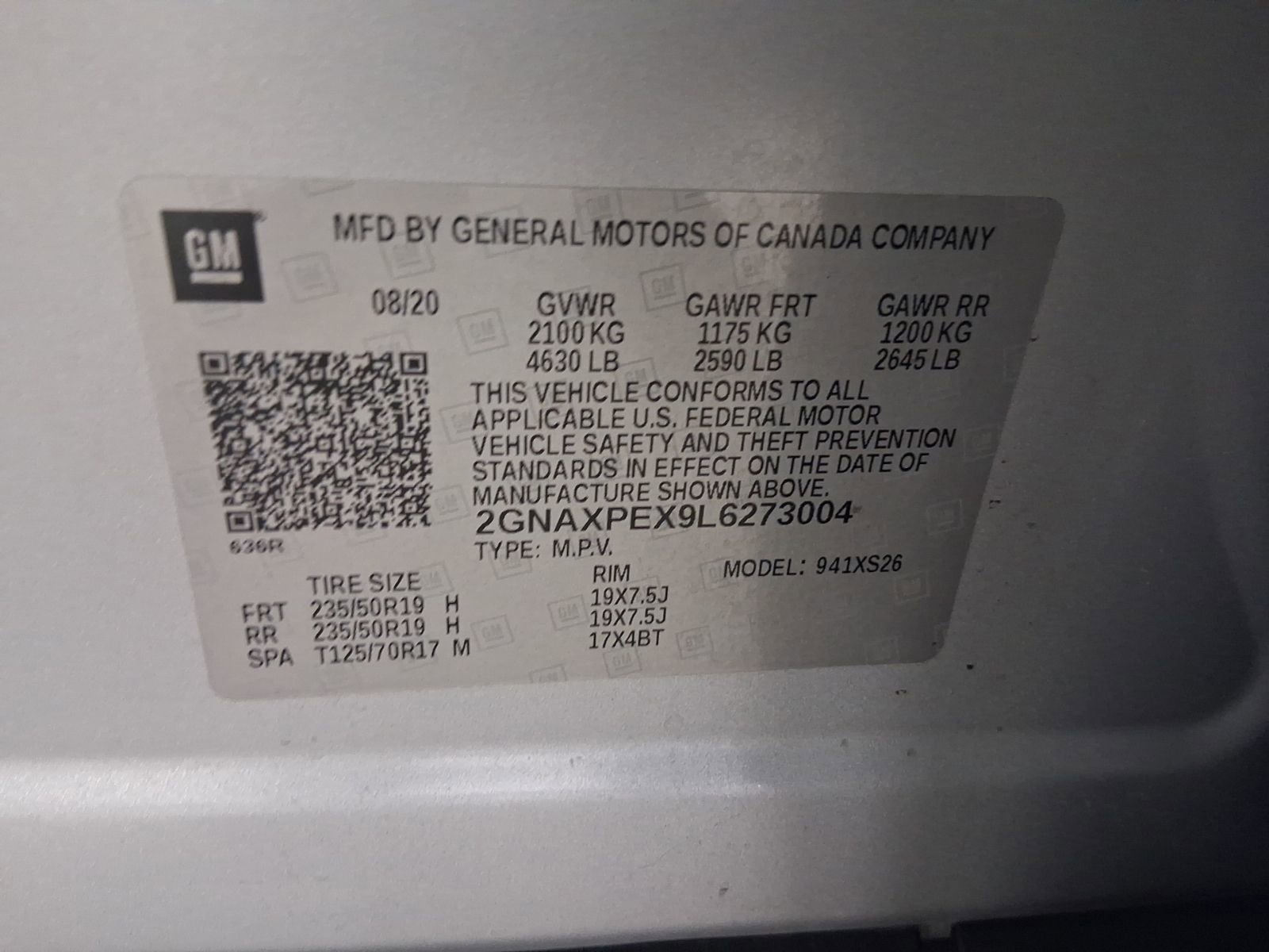 Used 2020 Chevrolet Equinox Premier w/ Premier Redline Edition FWD image 28