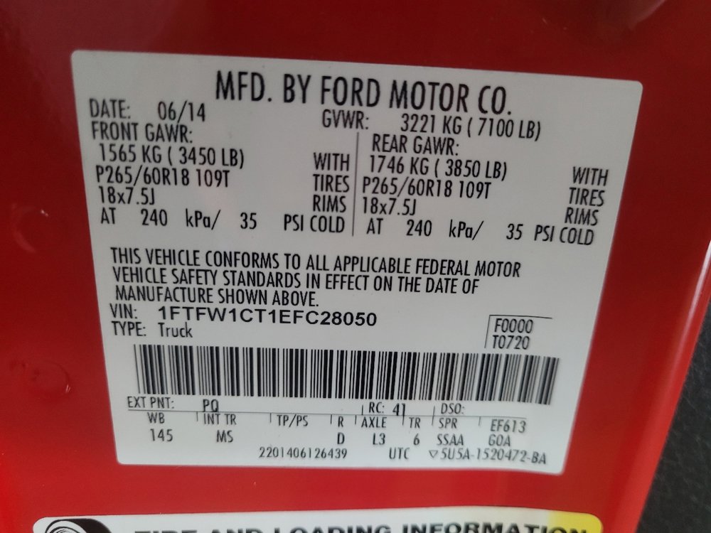 Used 2014 Ford F150 XLT w/ XLT Chrome Package RWD image 33