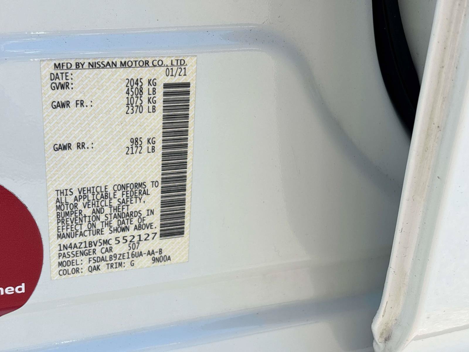Used 2021 Nissan Leaf S w/ S Charge Package FWD image 27