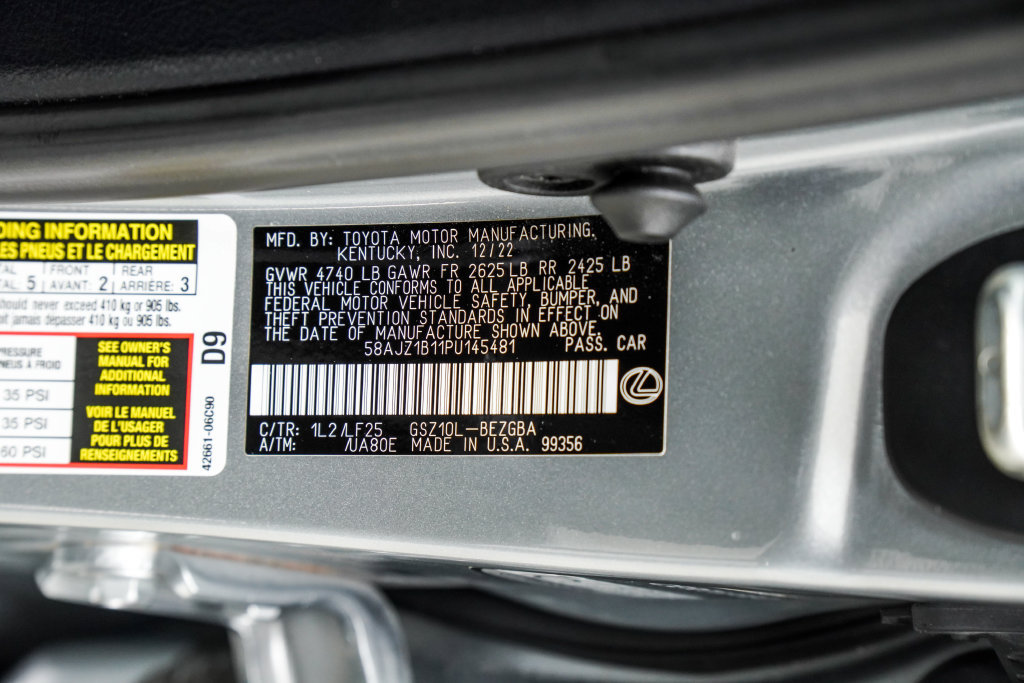 Used 2023 Lexus ES 350 F Sport w/ Accessory Package (Z2) FWD image 46