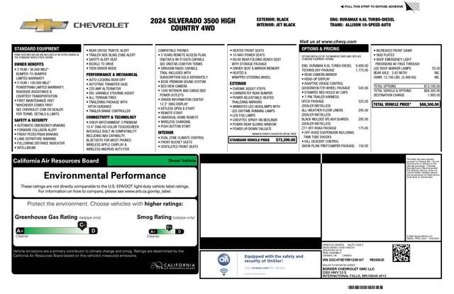 Used 2024 Chevrolet Silverado 3500 High Country w/ Technology Package image 3