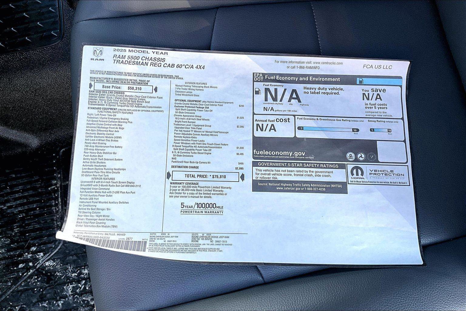 New 2025 RAM 5500 Tradesman image 14