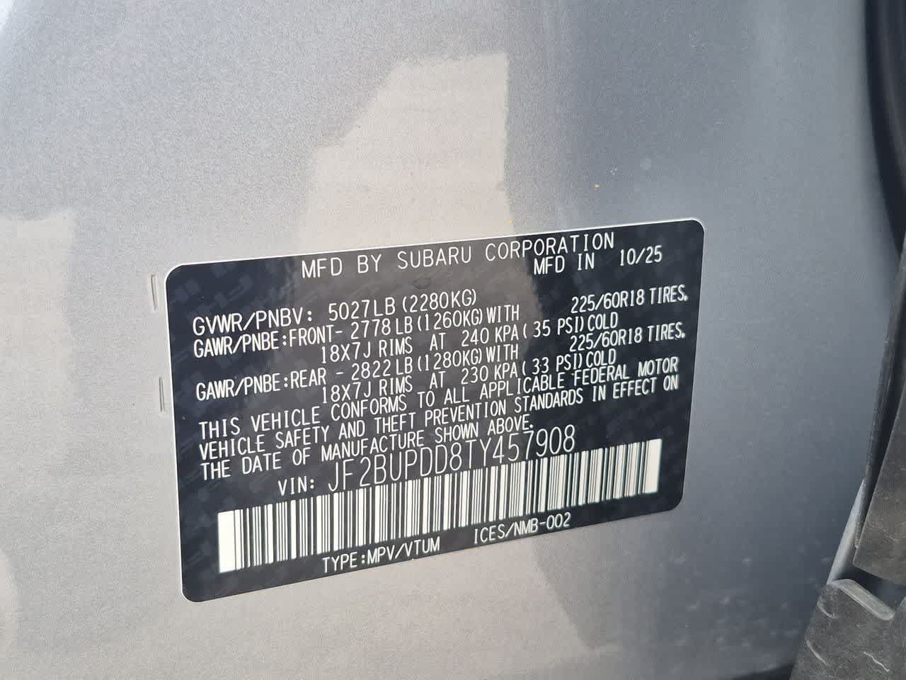 Certified 2026 Subaru Outback Limited AWD/4WD image 32