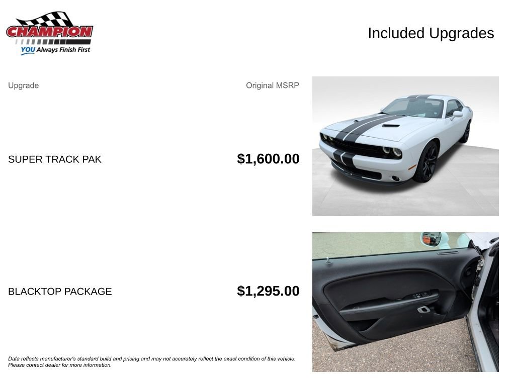 Used 2016 Dodge Challenger SXT w/ Blacktop Package image 4