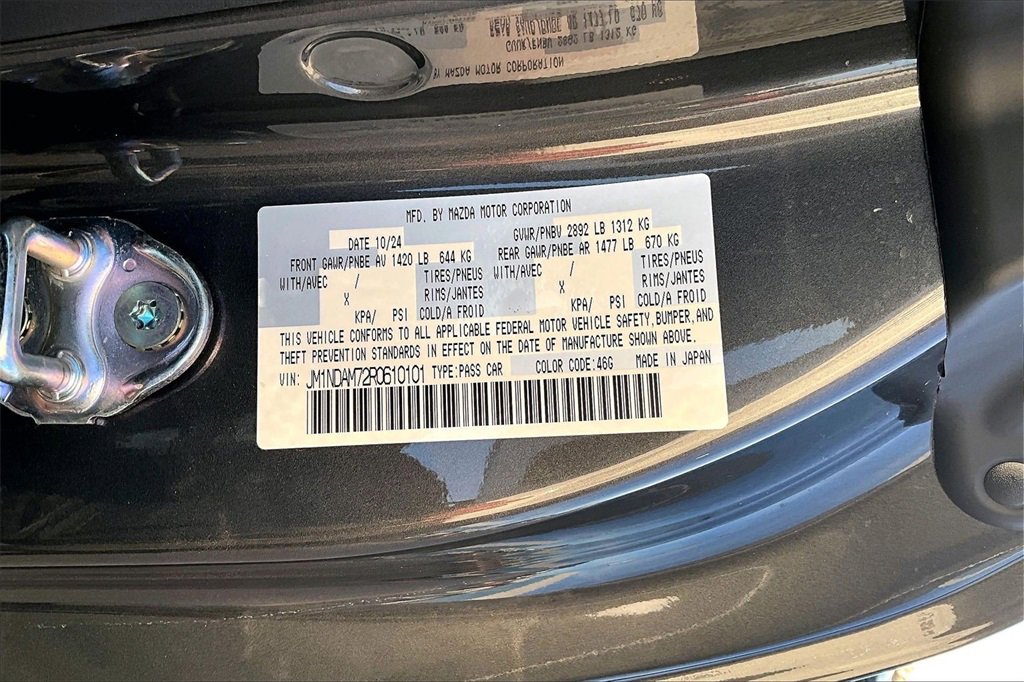 Certified 2024 MAZDA MX-5 Miata RF Grand Touring image 24