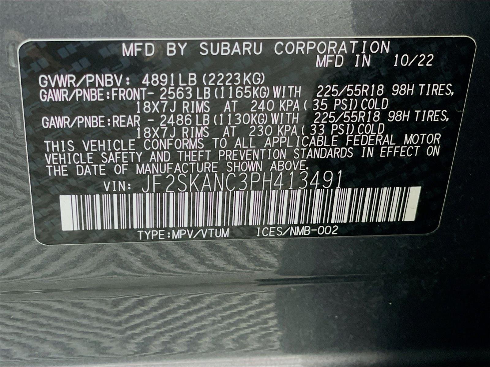Certified 2023 Subaru Forester Limited AWD/4WD image 34