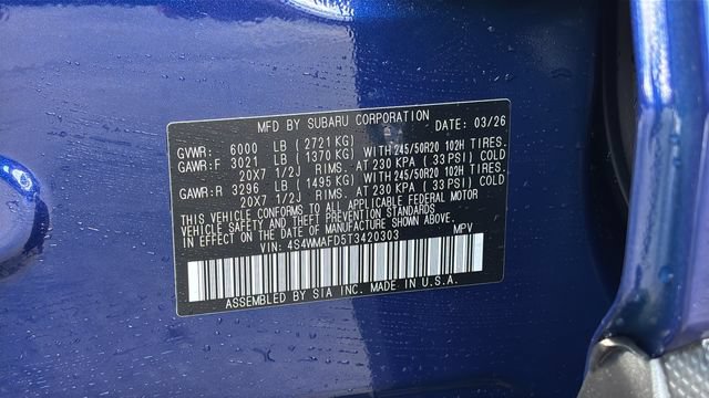 New 2026 Subaru Ascent Limited AWD/4WD image 27