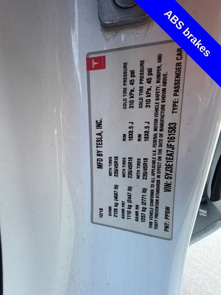 Used 2018 Tesla Model 3 Long Range RWD image 11