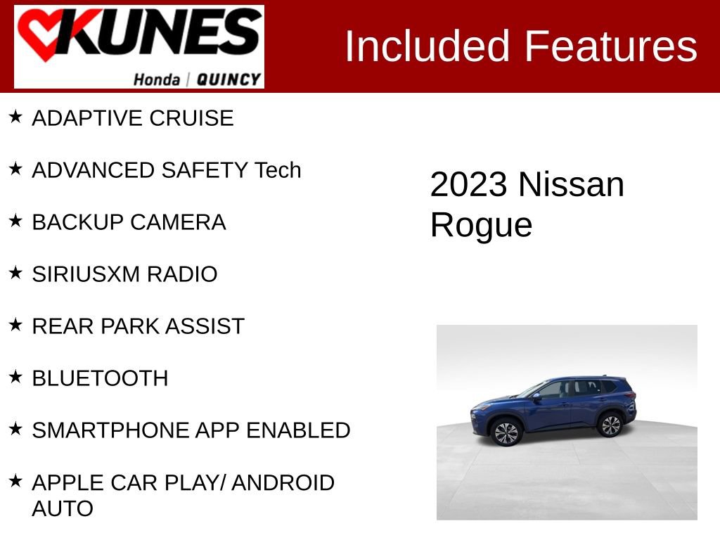 Used 2023 Nissan Rogue SV image 2