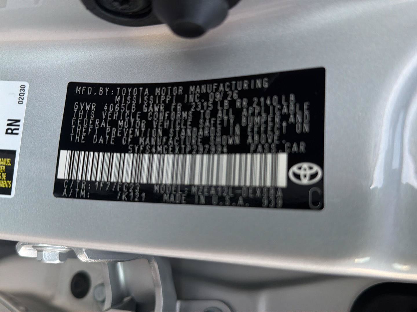 New 2026 Toyota Corolla SE FWD image 33
