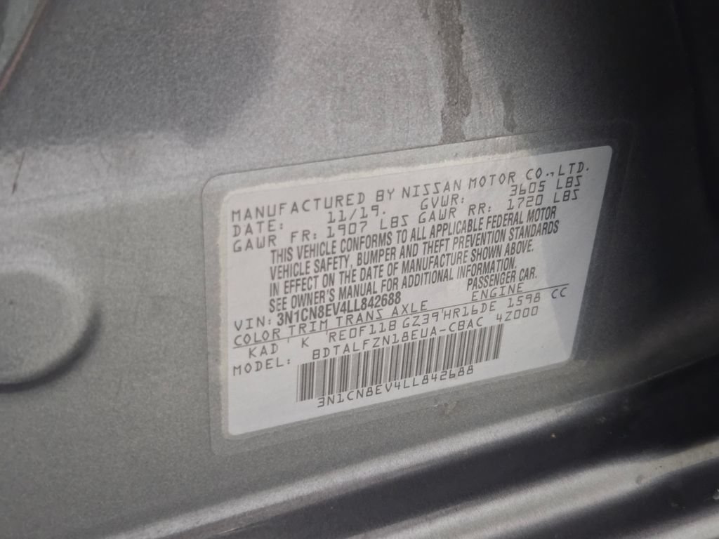 Used 2020 Nissan Versa SV FWD image 28